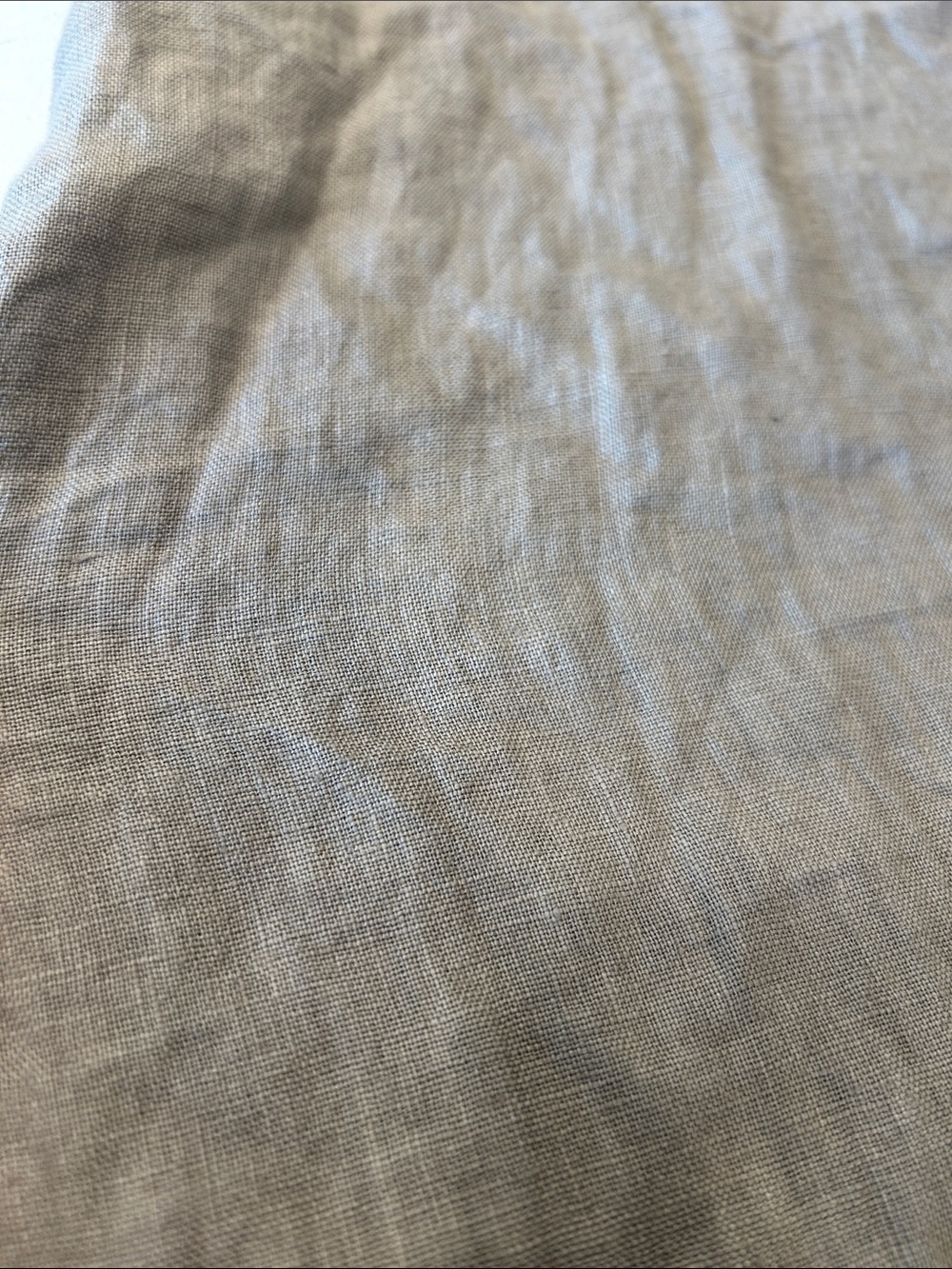 Valentina Naldi Made in Italy Natural Linen Tie Shoulder Midi Dress Casual S - Picture 6 of 13